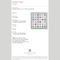 Digital Download - Lemon Star Quilt Pattern by Missouri Star