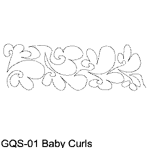 Baby Curls Machine Quilting Pattern