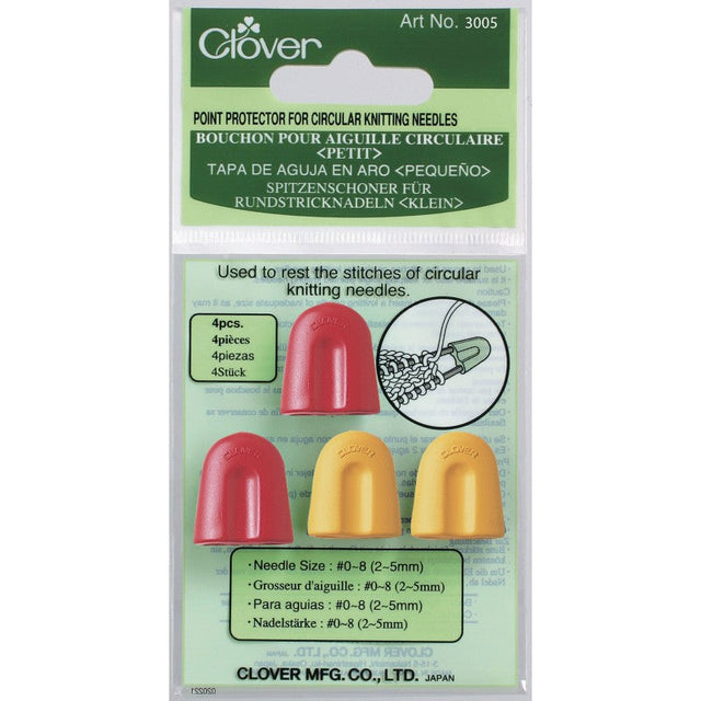 Clover Point Protectors for Circular Knitting Needles - Large Primary Image