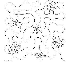 Meandering Snowflakes Free Machine Quilting Pattern-Missouri Star Quilt Company