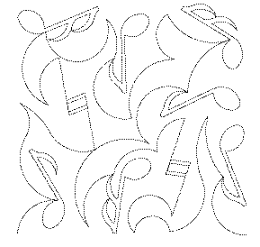 Musical Notes Free Machine Quilting Pattern-Missouri Star Quilt Company