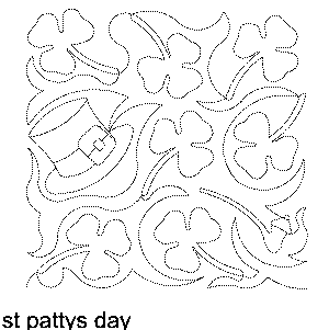 St Patty'S Day Machine Quilting Pattern