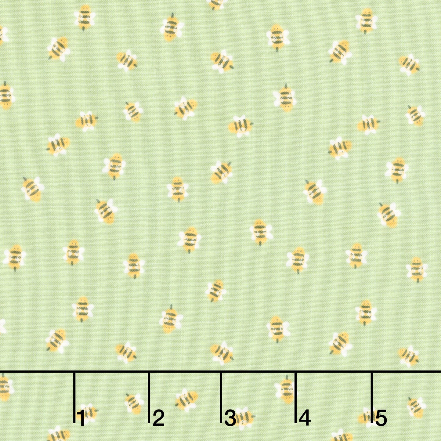 Homemade - Bumble Bees Sage Yardage Primary Image