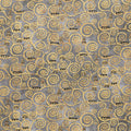 Gustav Klimt - Swirls Charcoal Metallic Yardage