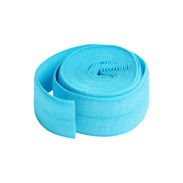 ByAnnie Fold-Over Elastic 20mm - 2 yards - Parrot Blue Primary Image