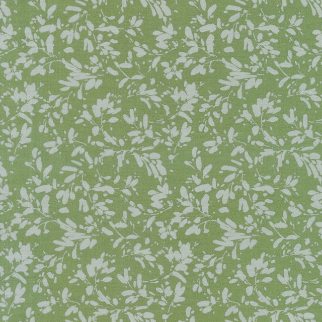 Green Fields - Tonal Leaves Forest Yardage Primary Image