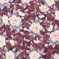 Imperial Collection - Honoka Plum Colorstory Floral Plum Metallic Yardage