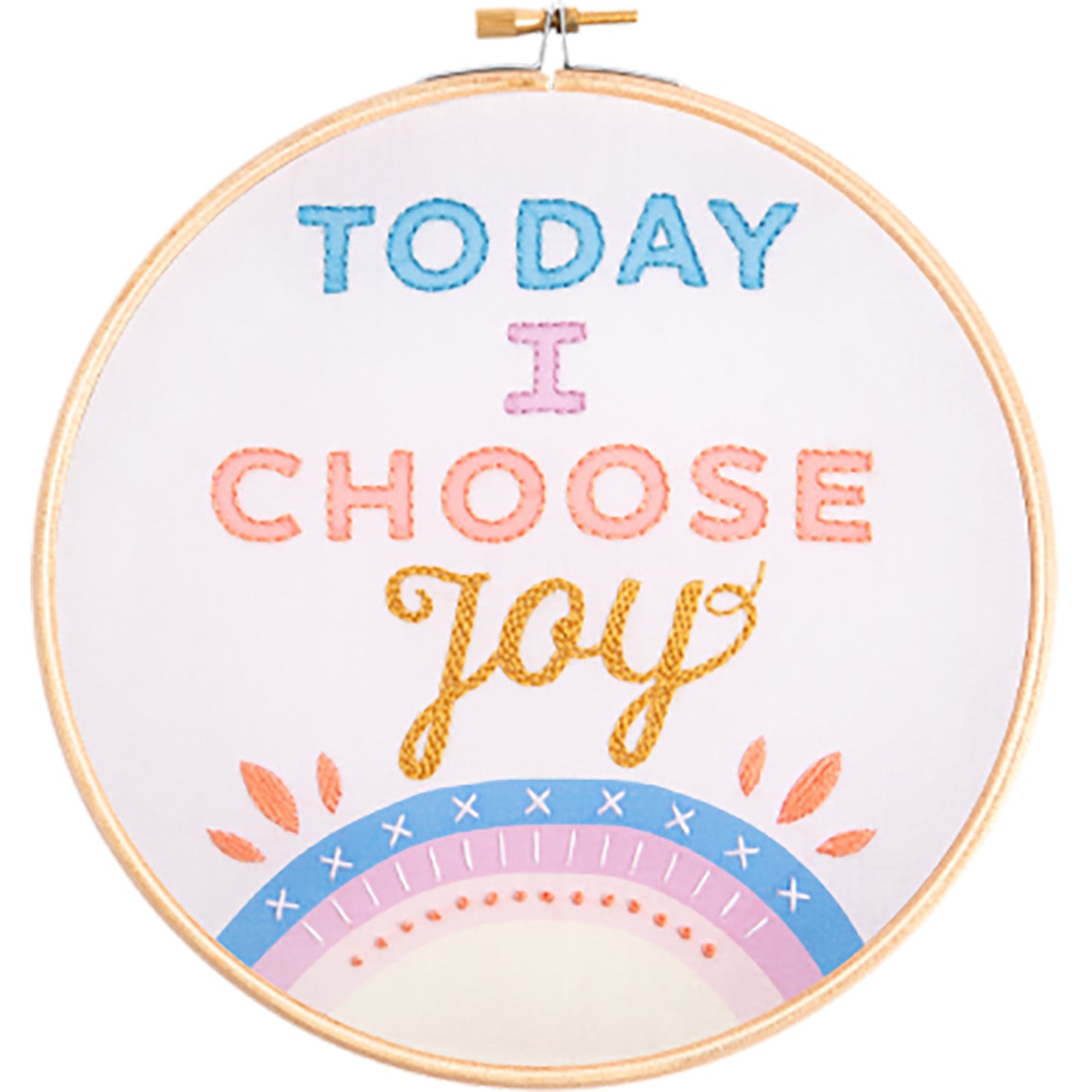Today I Choose Joy Embroidery Kit Alternative View #1