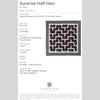 Digital Download - Surprise Half Hexi Quilt Pattern by Missouri Star
