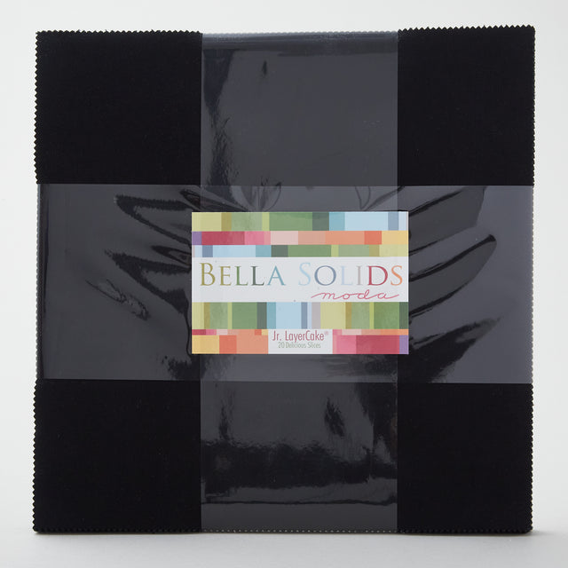 Bella Solids Black Junior Layer Cake Primary Image
