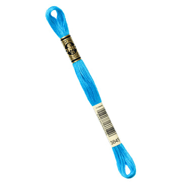 DMC Embroidery Floss - 3845 Medium Bright Turquoise Alternative View #1