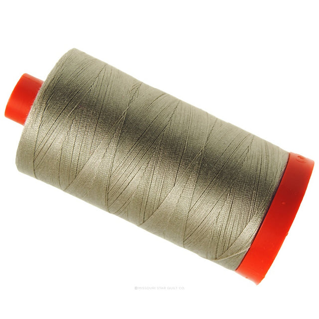 Aurifil 50 WT Cotton Mako Large Spool Thread Stone
