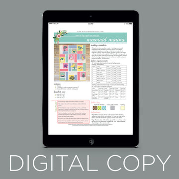 Digital Download - Mermaid Marina Quilt Pattern Primary Image