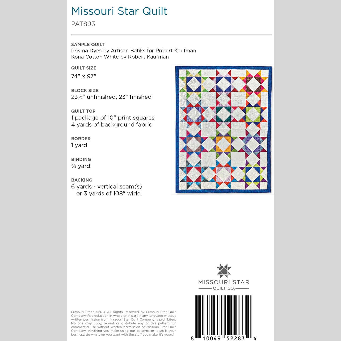 Digital Download - Missouri Star Quilt Pattern by Missouri Star Alternative View #1