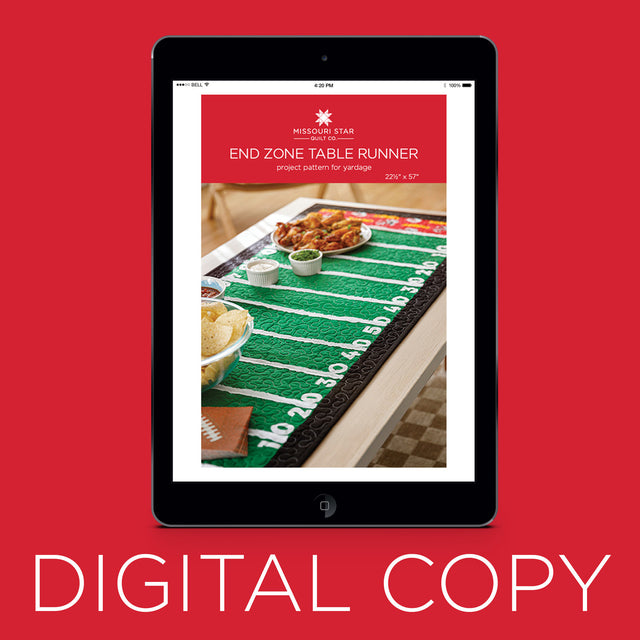 Digital Download - End Zone Table Runner by Missouri Star Primary Image