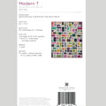 Digital Download - Modern T Quilt Pattern by Missouri Star
