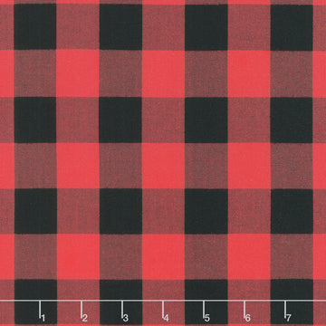 Carolina Gingham - 1" Woven Check Scarlet Yardage Primary Image