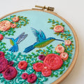 Summer Hummingbird Embroidery Kit