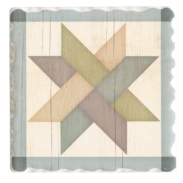 Barn Quilts Coaster - Weave Star Primary Image