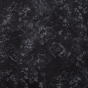 Beautiful Backings - Vintage Damask Black Grey 108" Wide Backing Primary Image