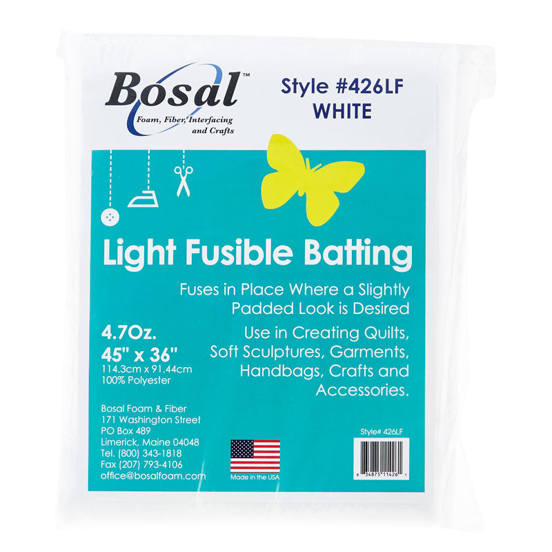 Bosal Single Sided Light Fusible Batting