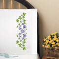 Floral Vine Embroidery Pillowcase Set
