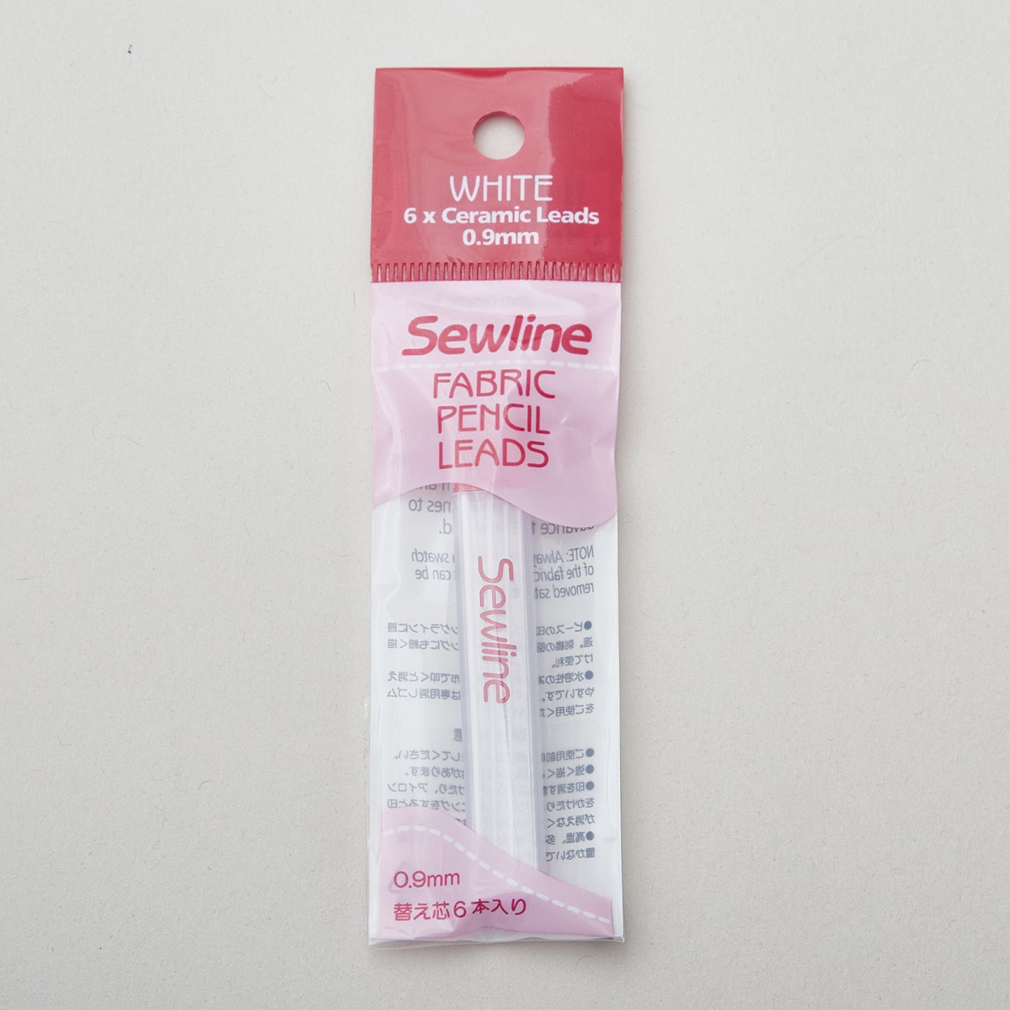 White Fabric Pencil Lead 0.9mm Refills from Sewline Alternative View #2