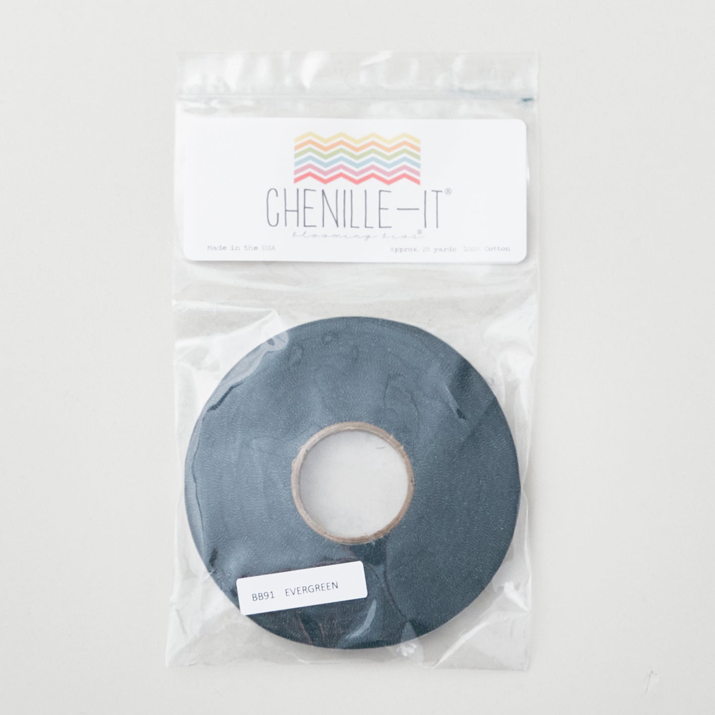 Chenille-It Blooming Bias Sew & Wash Trim - 3/8" Evergreen Alternative View #1