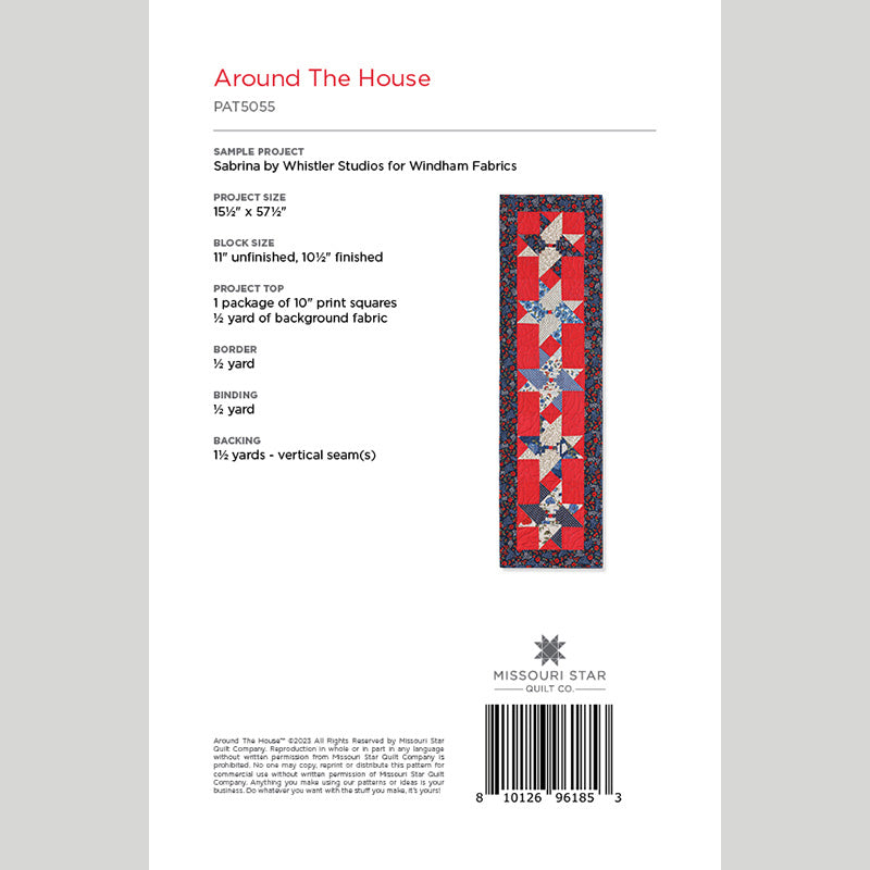 Digital Download - Around the House Quilt Pattern by Missouri Star Alternative View #1