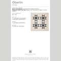 Digital Download - Oberlin Quilt Pattern by Missouri Star