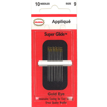 Colonial Super Glide™ Needles - Appliqué Size 9