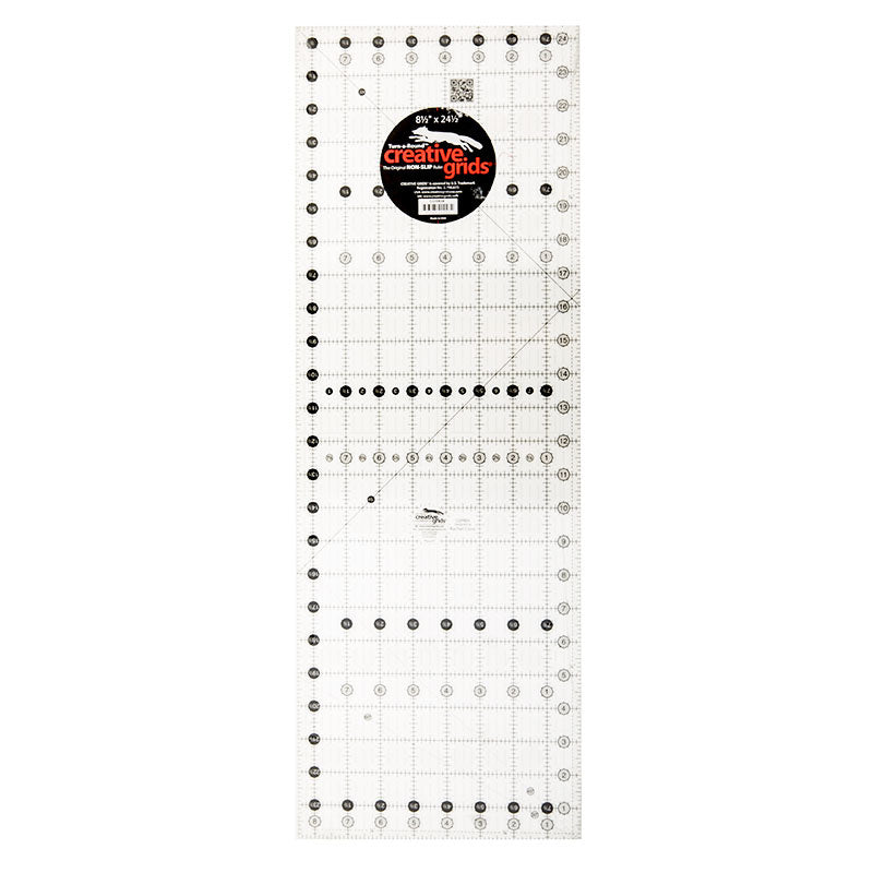 Creative Grids Quilting Ruler 8 1/2" x 24 1/2"