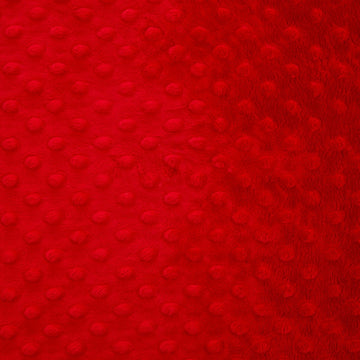 Cuddle® Embossed Dimple - Red 60" Minky Yardage Primary Image