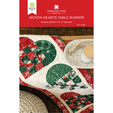 Woven Hearts Table Runner Pattern by Missouri Star Primary Image