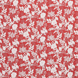 Tranquility (Henry Glass) - Floral Brick Red Yardage Primary Image