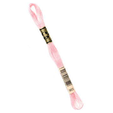 DMC Embroidery Floss - 963 Ultra Very Light Dusty Rose Primary Image