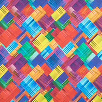 108" Quilt Back (Windham) - Prism Patch Multi 108" Wide Backing Primary Image