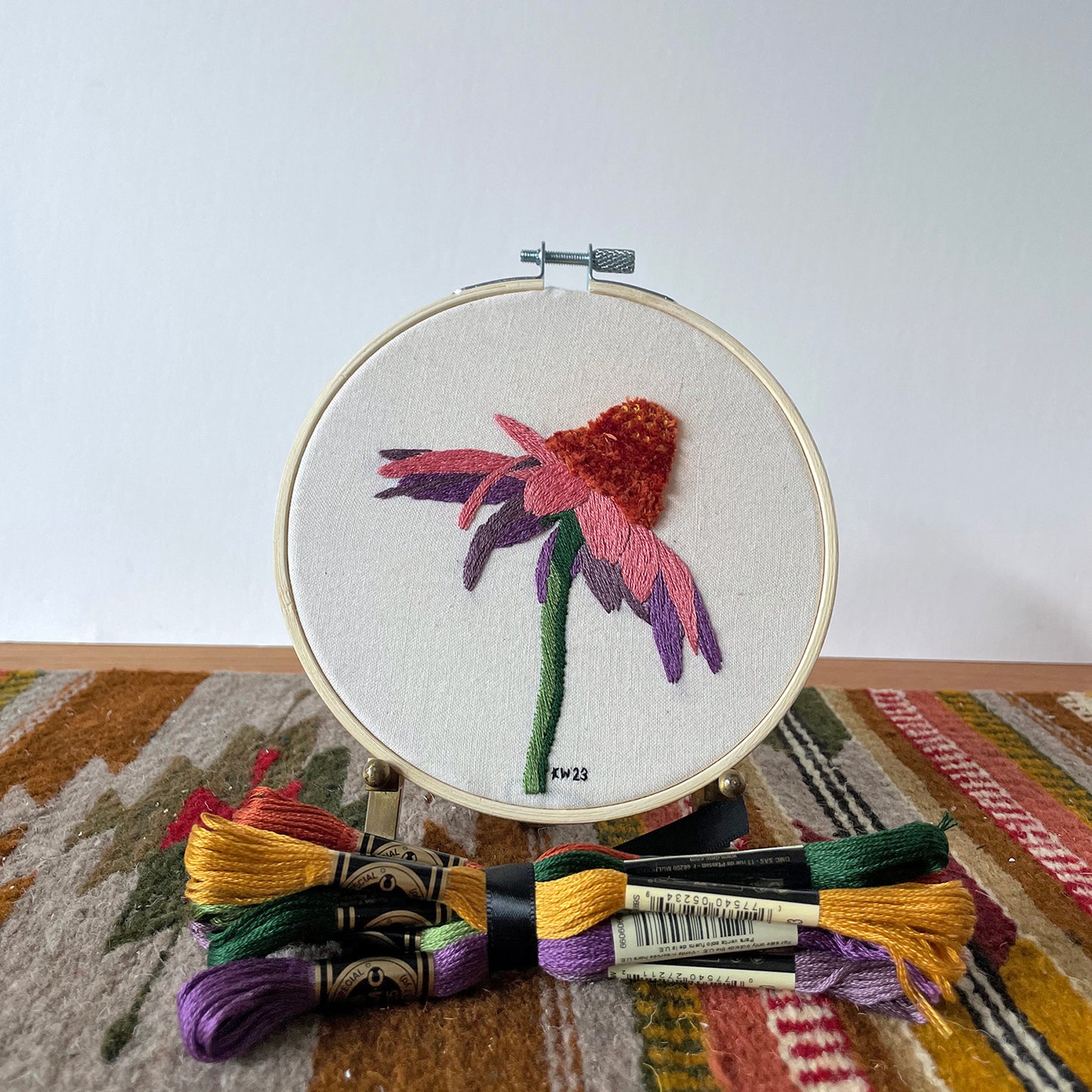 Coneflower Bloom Embroidery Kit Primary Image