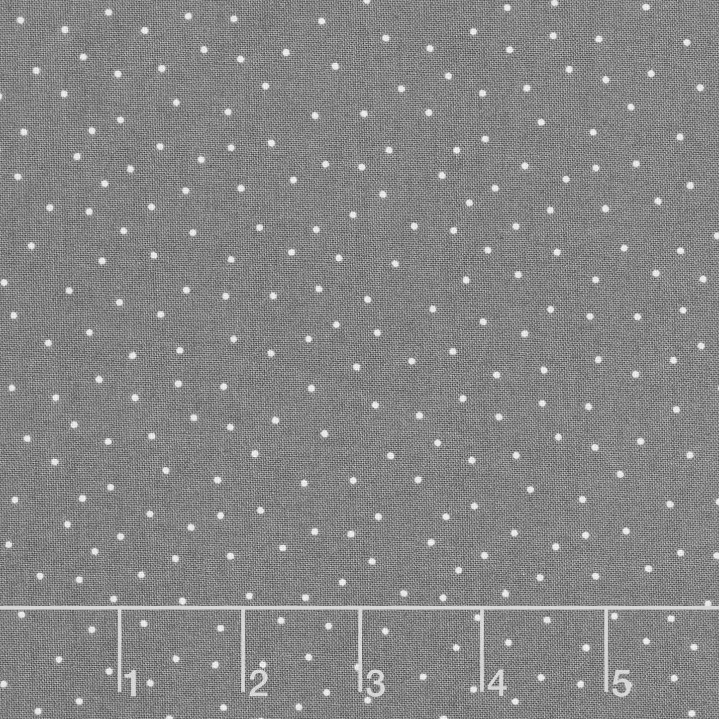 Kimberbell Basics - Tiny Dots Grey/White Yardage Primary Image