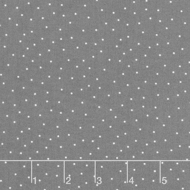 Kimberbell Basics - Tiny Dots Grey/White Yardage Primary Image