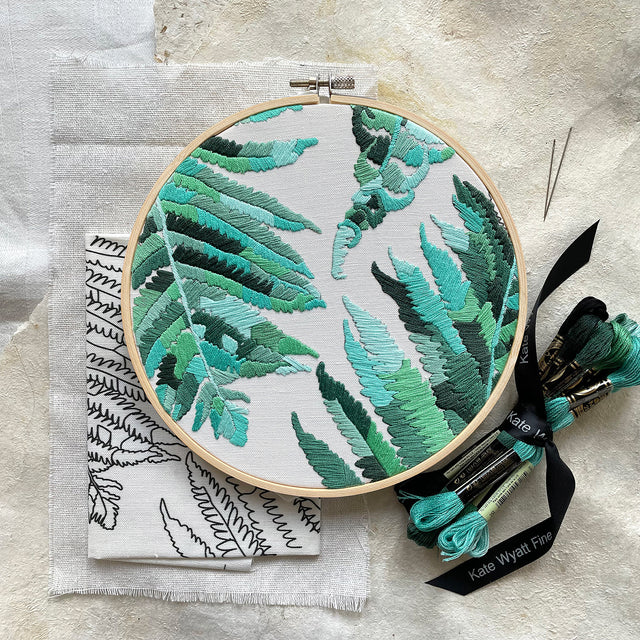 Ferns Botanical Embroidery Kit Primary Image