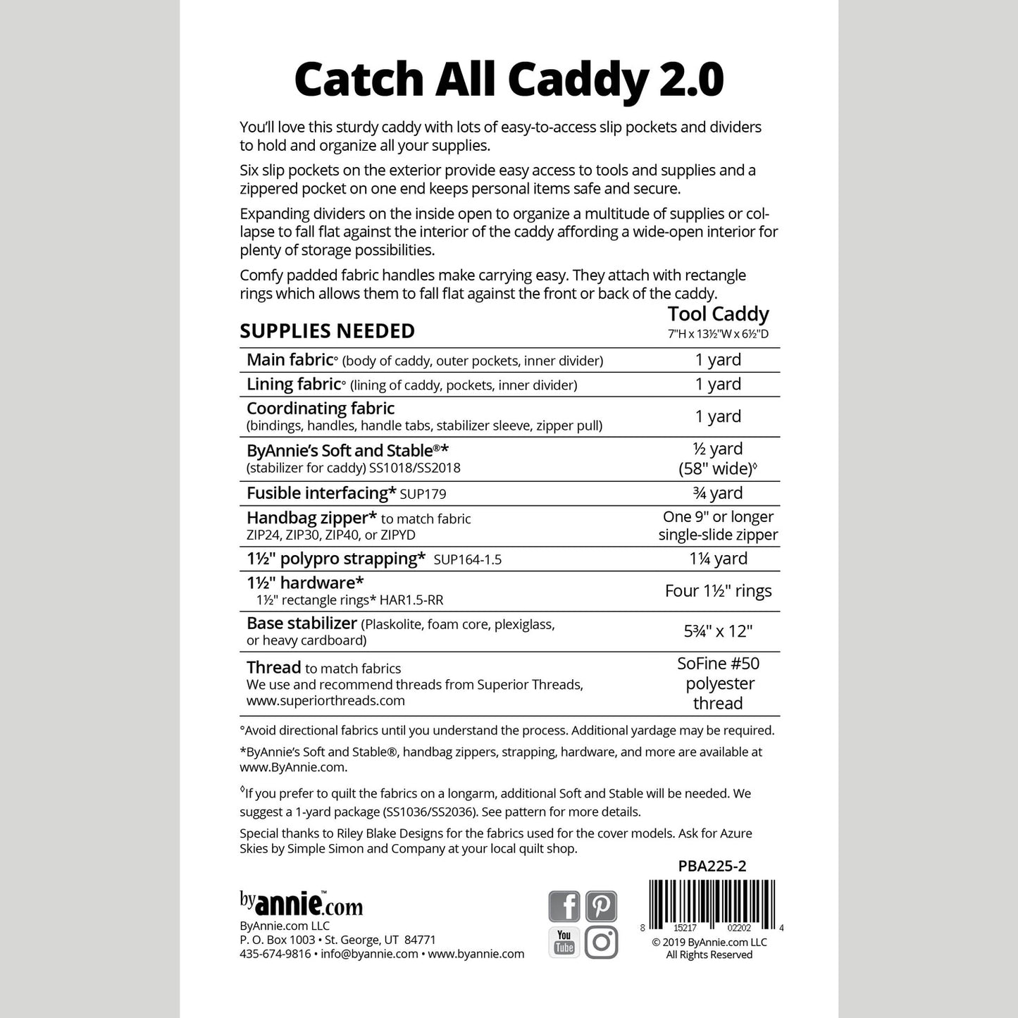 Catch All Caddy 2.0 Pattern Alternative View #1