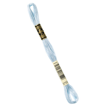 DMC Embroidery Floss - 3753 Ultra Very Light Antique Blue Primary Image
