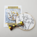 Cornelian Cherry Dogwood Botanical Embroidery Kit