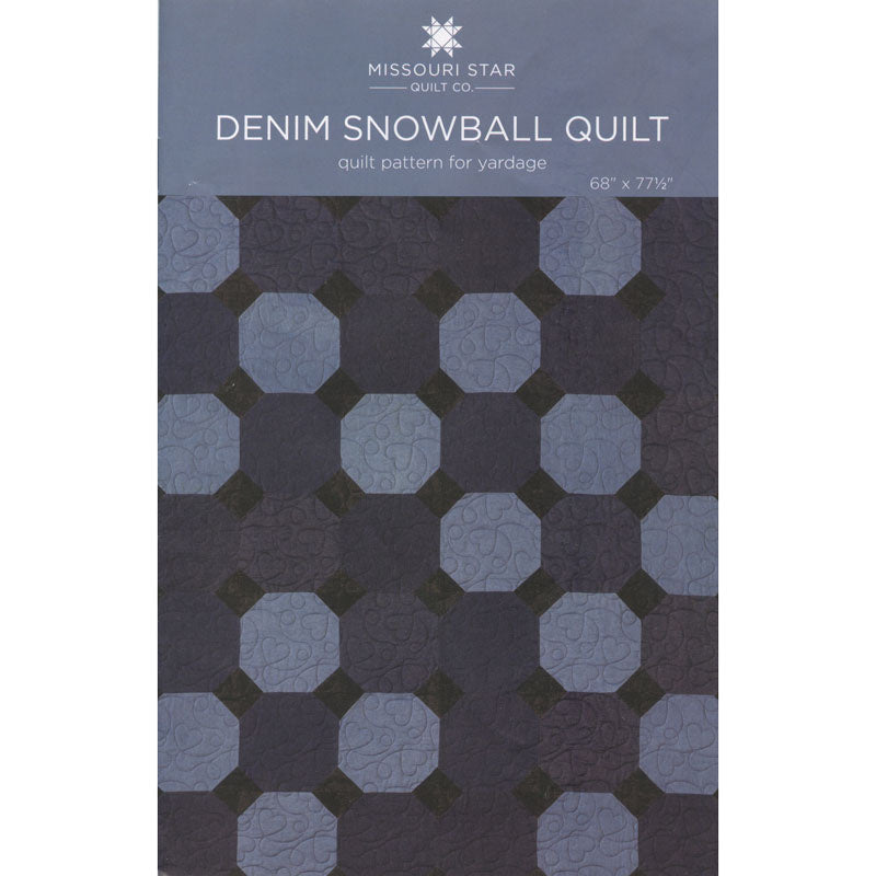 Denim Snowball Quilt Pattern by Missouri Star Primary Image