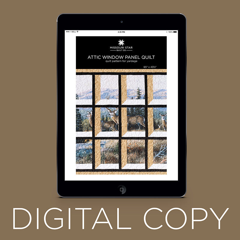 Digital Download - Attic Window Panel Quilt Pattern by Missouri Star Primary Image