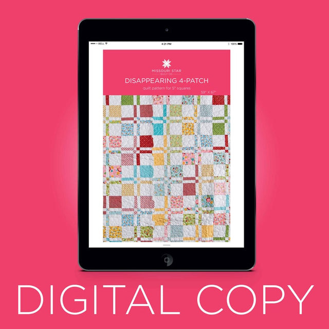 Digital Download - Disappearing 4-Patch Quilt Pattern by Missouri Star Primary Image