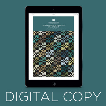 Digital Download - Disappearing Hourglass Crazy Eight Quilt Pattern by Missouri Star Primary Image