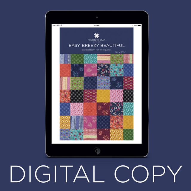 Digital Download - Easy, Breezy Beautiful Quilt Pattern by Missouri Star Primary Image