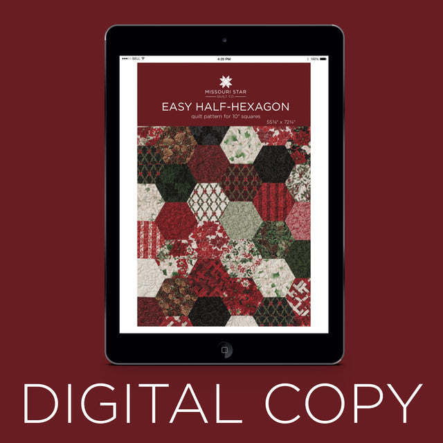 Digital Download - Easy Half-Hexagon Quilt Pattern by Missouri Star Primary Image